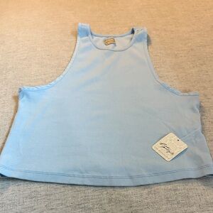 Free People Light Blue Tank Top